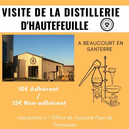 Visite de la distillerie d'Hautefeuille Samedi 16 Novembre à Beaucourt en Santerre