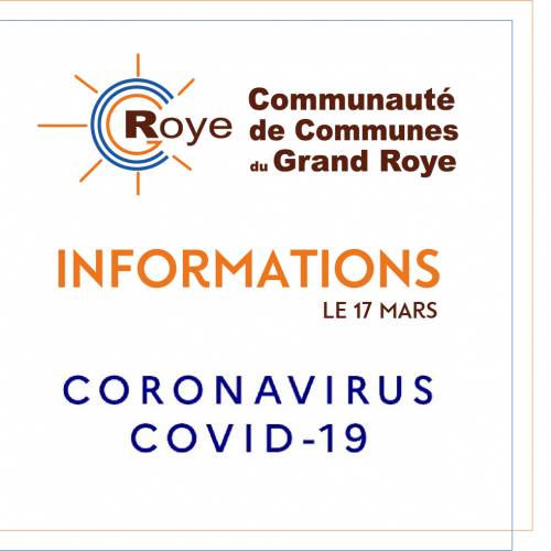 ⚠️ Point de situation Coronavirus - 17 Mars ⚠️